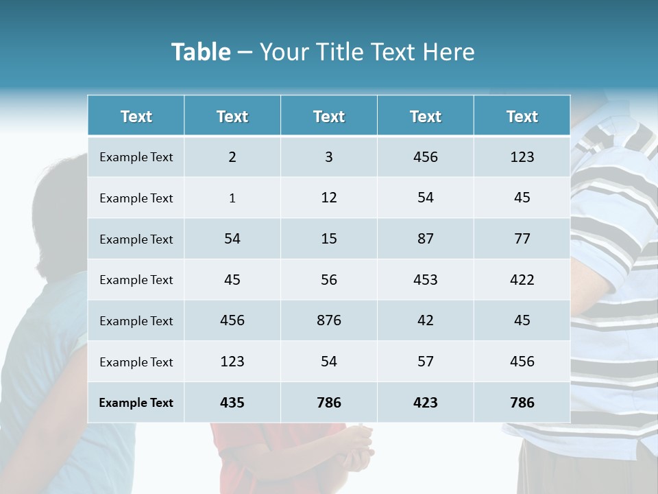 Beverage Furnishings White PowerPoint Template