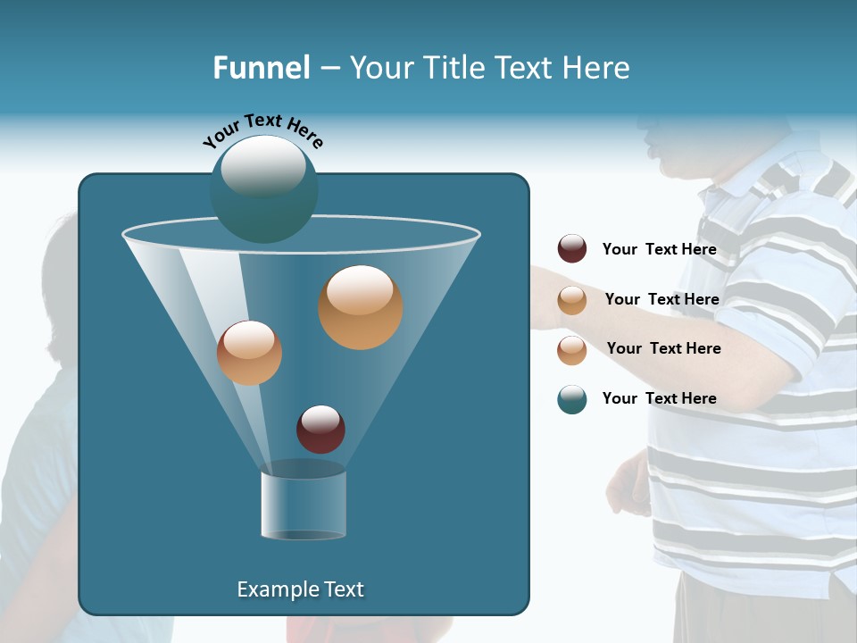 Beverage Furnishings White PowerPoint Template