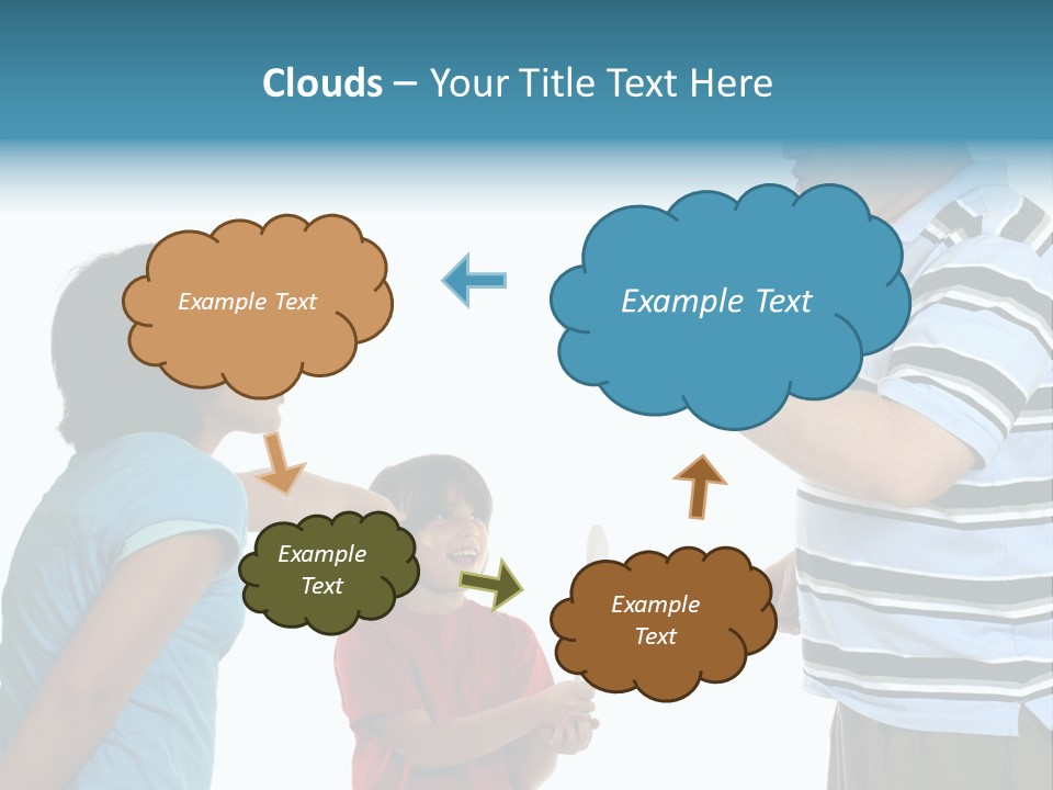 Beverage Furnishings White PowerPoint Template