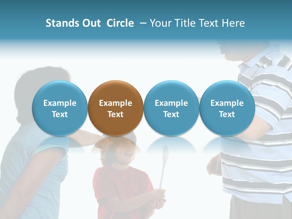 Beverage Furnishings White PowerPoint Template