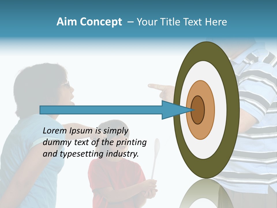 Beverage Furnishings White PowerPoint Template