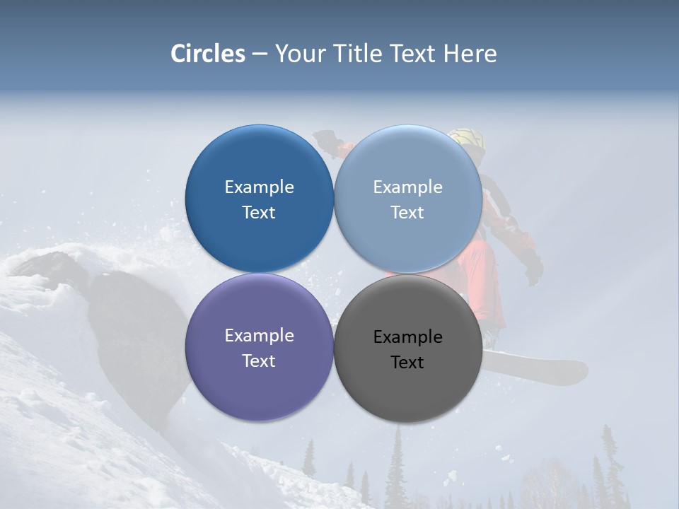Travel Snow Outdoor PowerPoint Template