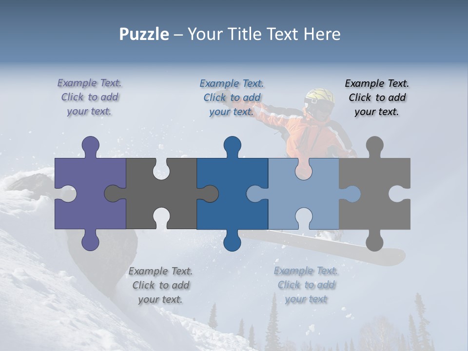 Travel Snow Outdoor PowerPoint Template