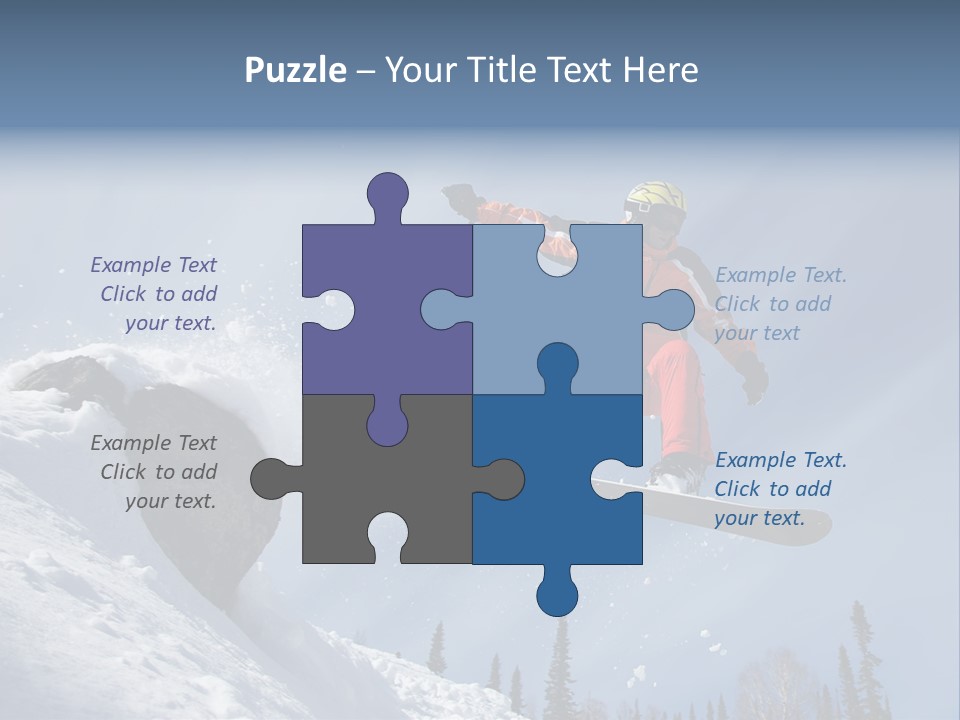 Travel Snow Outdoor PowerPoint Template