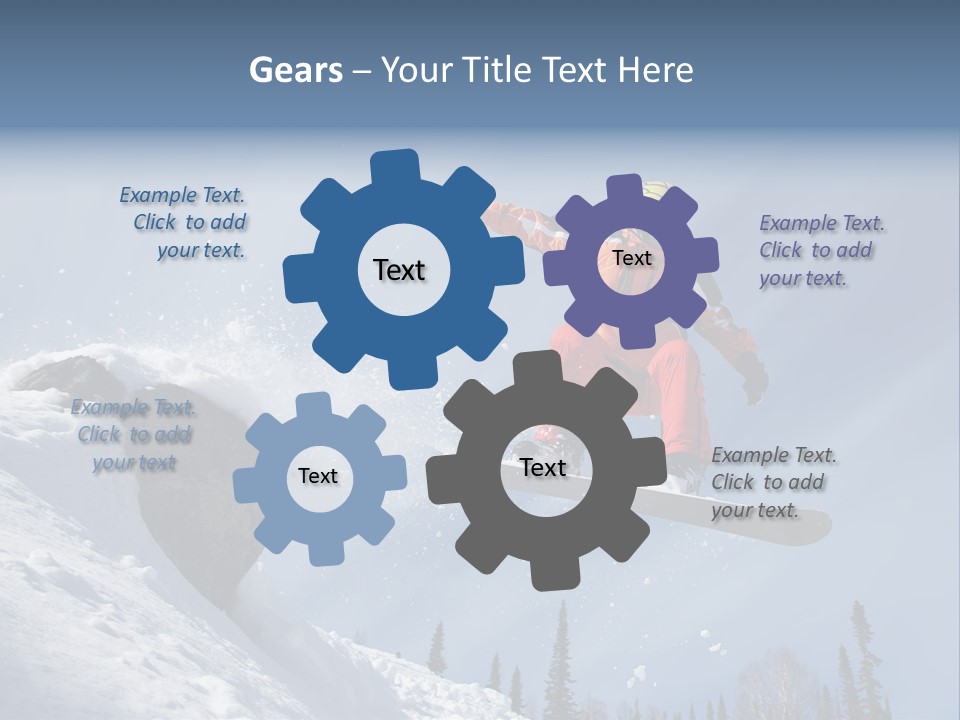 Travel Snow Outdoor PowerPoint Template