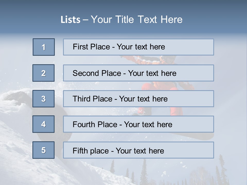 Travel Snow Outdoor PowerPoint Template