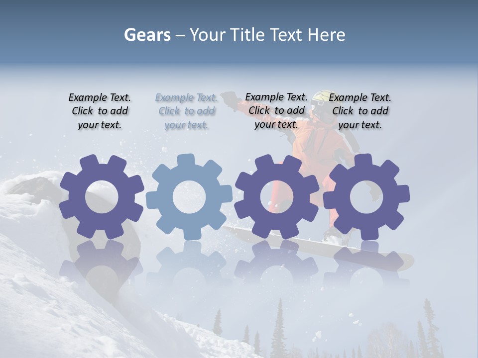 Travel Snow Outdoor PowerPoint Template