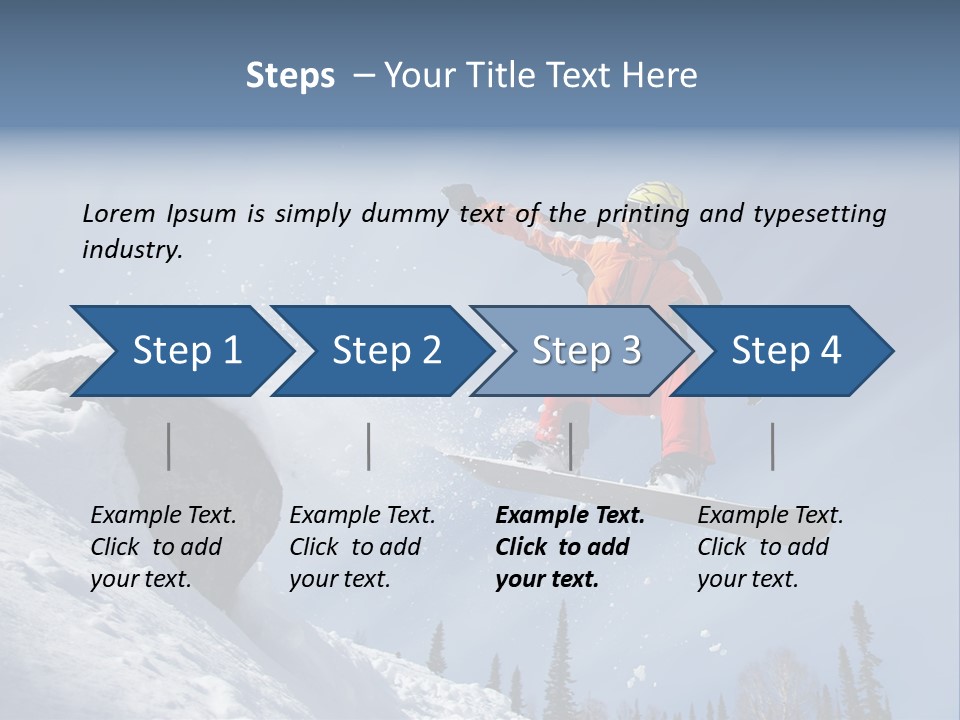 Travel Snow Outdoor PowerPoint Template