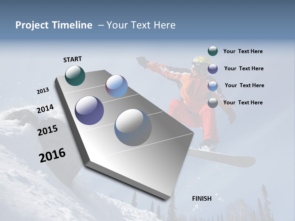 Travel Snow Outdoor PowerPoint Template