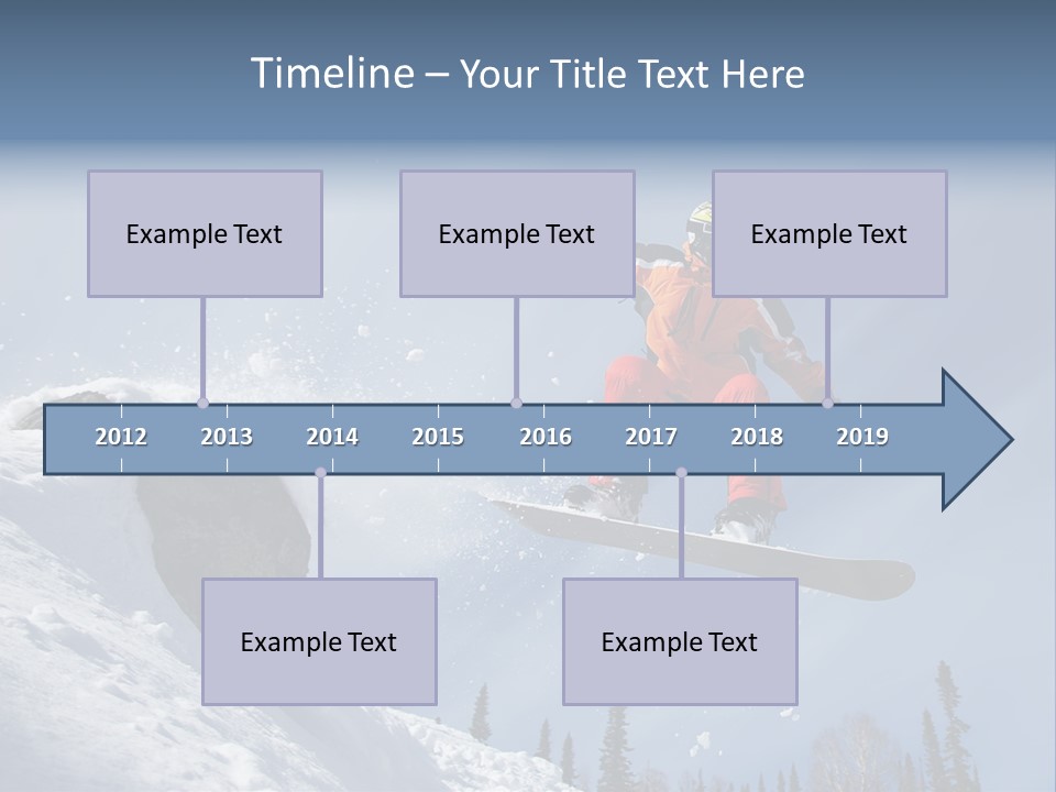 Travel Snow Outdoor PowerPoint Template