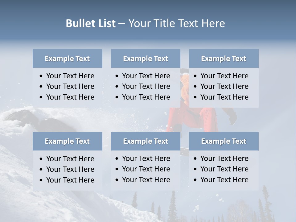 Travel Snow Outdoor PowerPoint Template