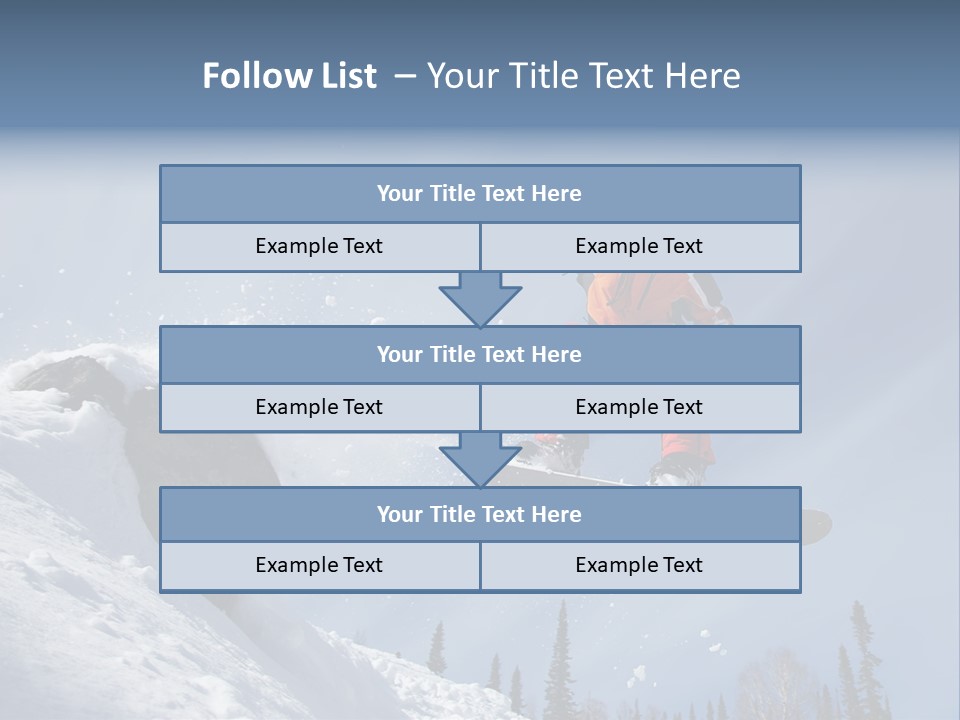 Travel Snow Outdoor PowerPoint Template