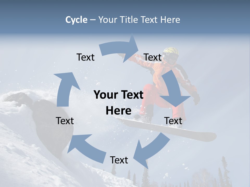 Travel Snow Outdoor PowerPoint Template