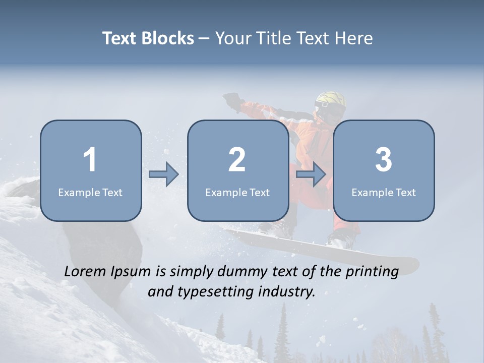 Travel Snow Outdoor PowerPoint Template