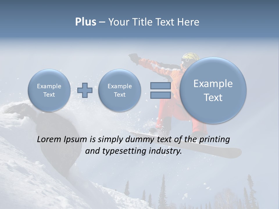 Travel Snow Outdoor PowerPoint Template