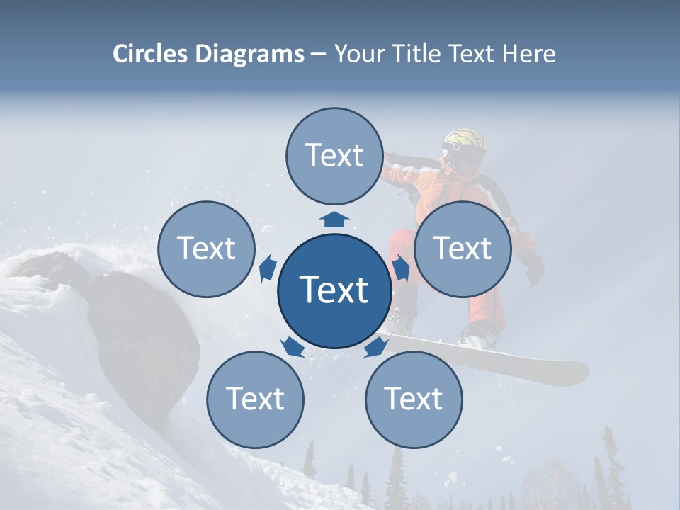 Travel Snow Outdoor PowerPoint Template