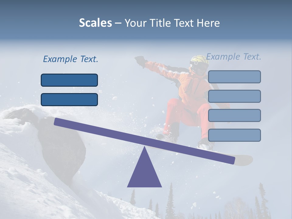 Travel Snow Outdoor PowerPoint Template