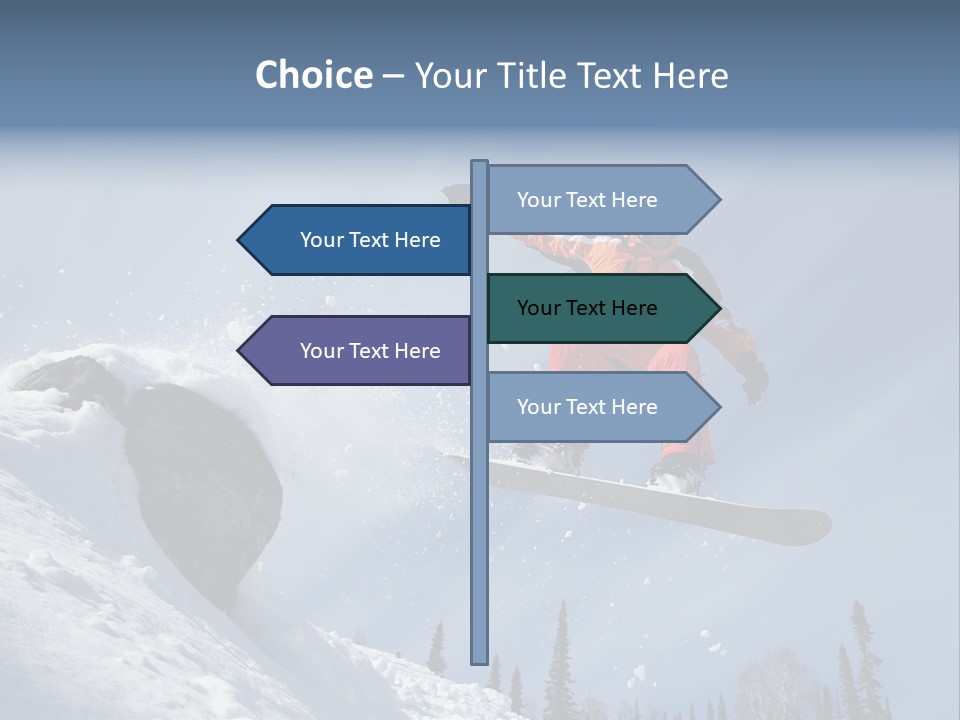 Travel Snow Outdoor PowerPoint Template