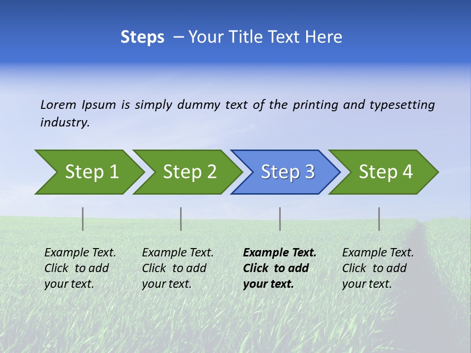 Environment White View PowerPoint Template