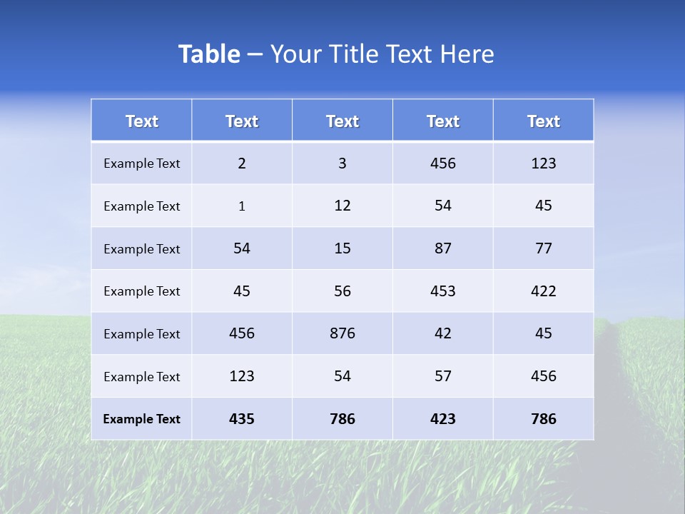 Environment White View PowerPoint Template