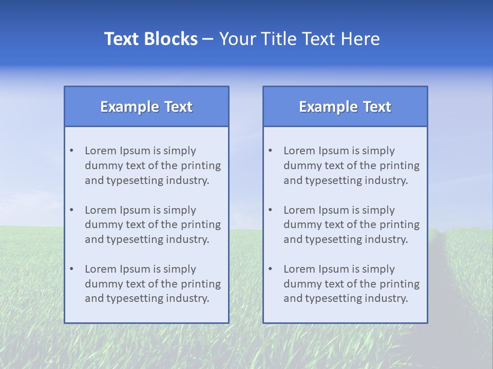 Environment White View PowerPoint Template