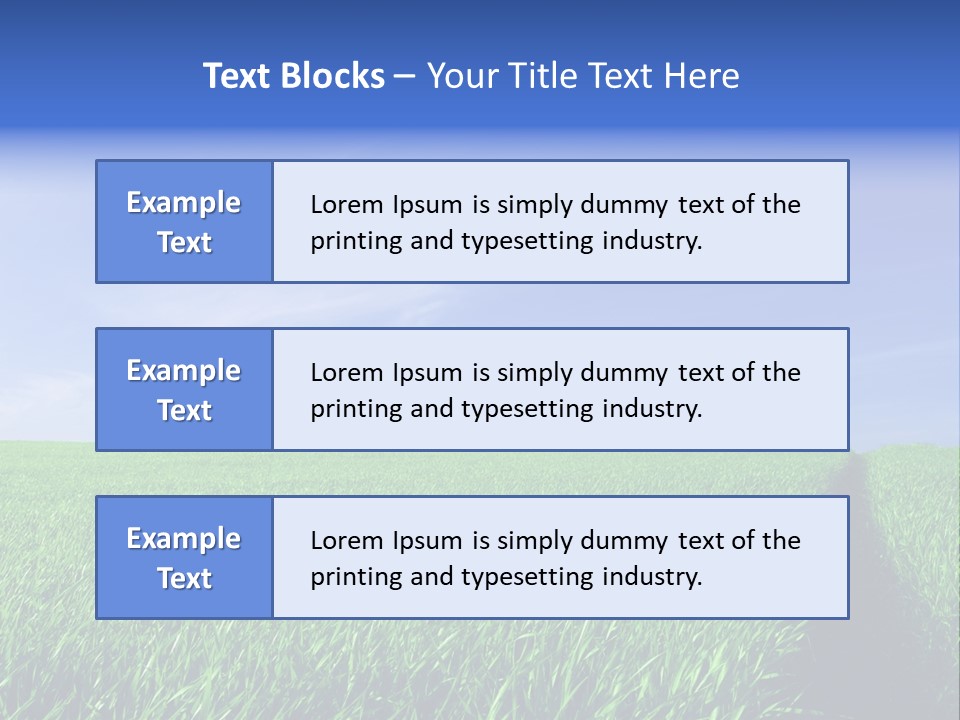Environment White View PowerPoint Template