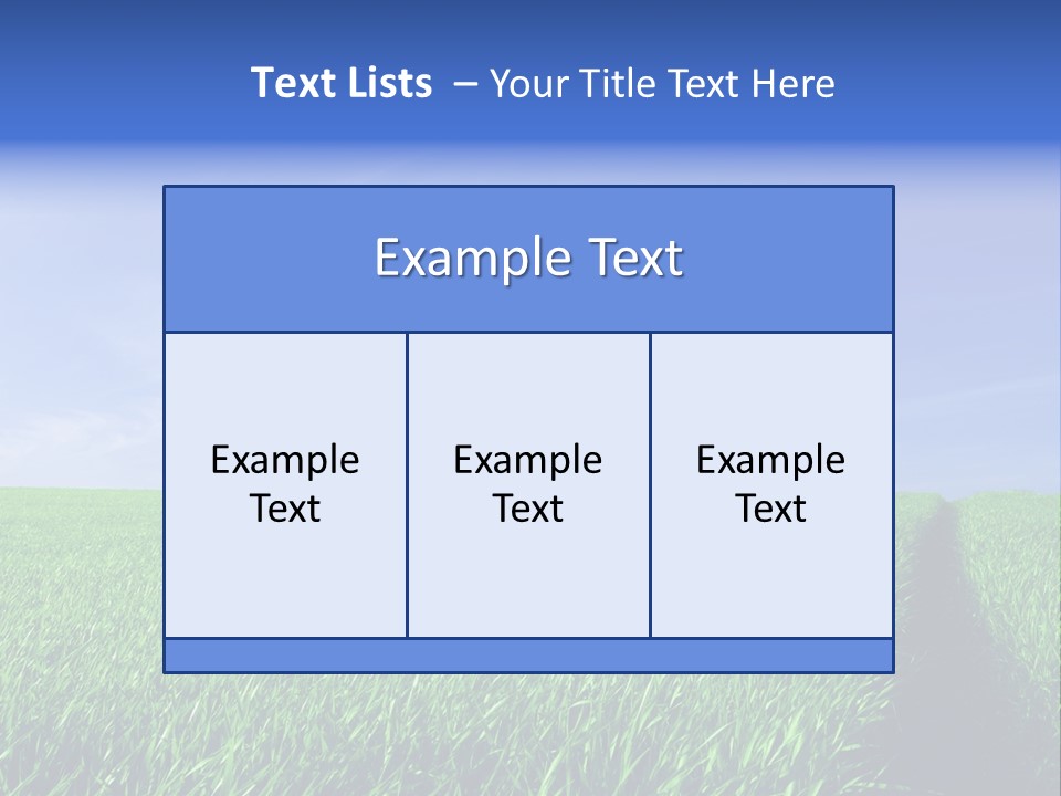 Environment White View PowerPoint Template
