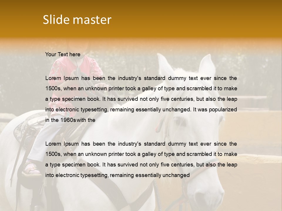 Outdoor Cute Sport PowerPoint Template