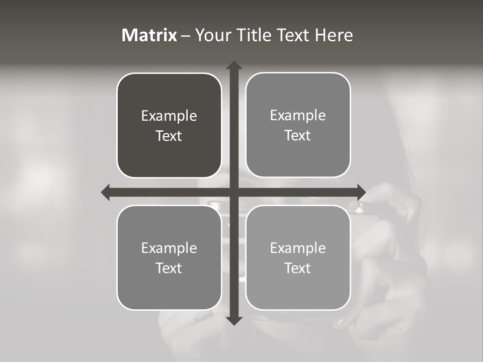 Portrait Lady Background PowerPoint Template