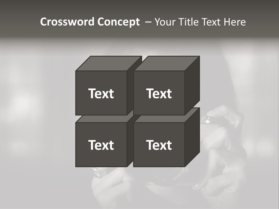 Portrait Lady Background PowerPoint Template