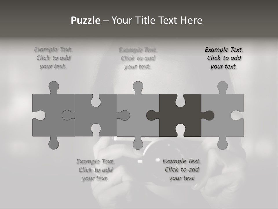 Portrait Lady Background PowerPoint Template