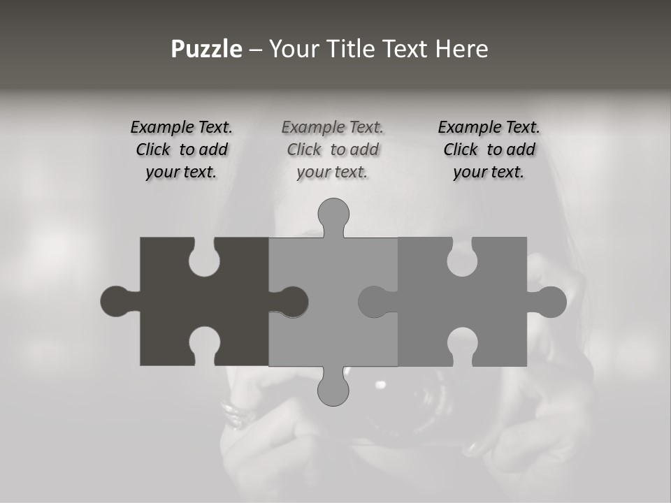 Portrait Lady Background PowerPoint Template