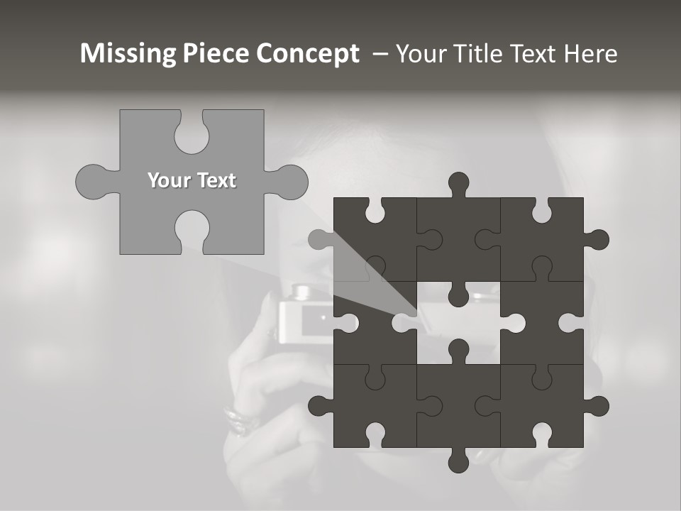 Portrait Lady Background PowerPoint Template