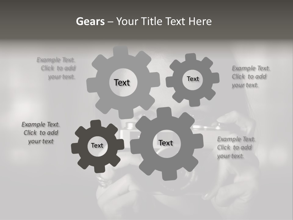 Portrait Lady Background PowerPoint Template