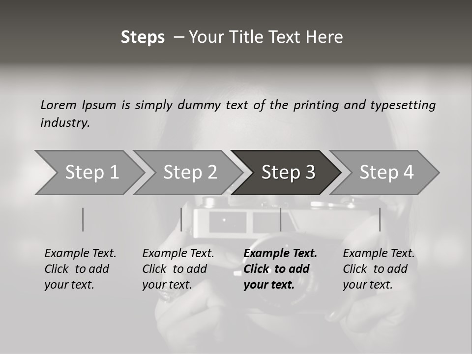 Portrait Lady Background PowerPoint Template