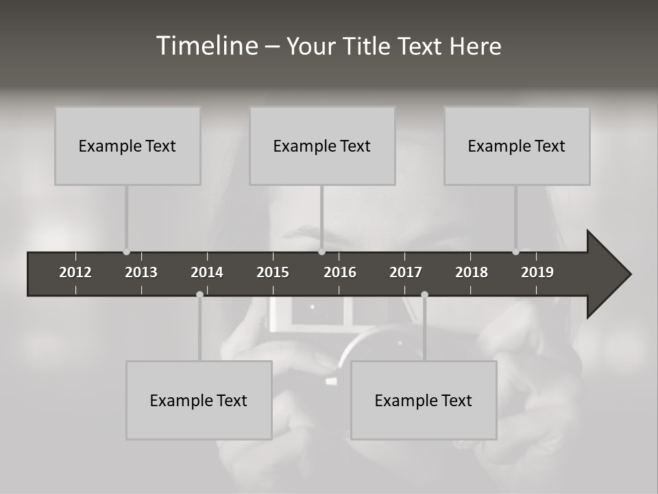 Portrait Lady Background PowerPoint Template