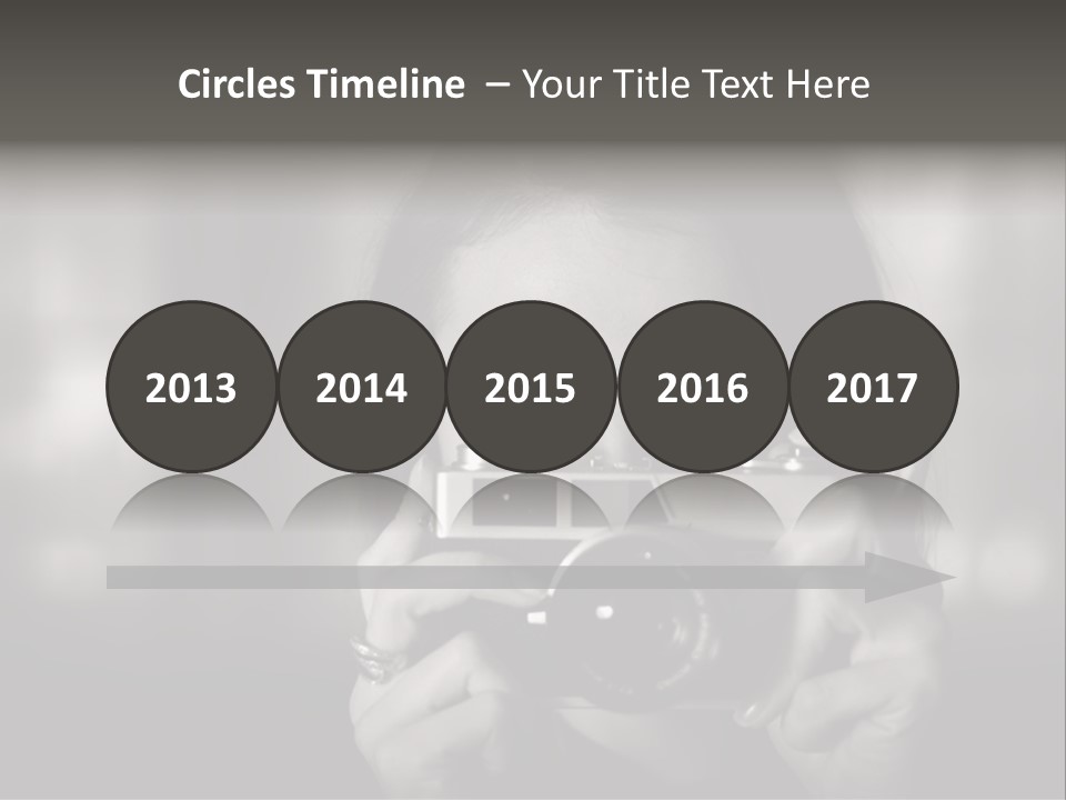 Portrait Lady Background PowerPoint Template