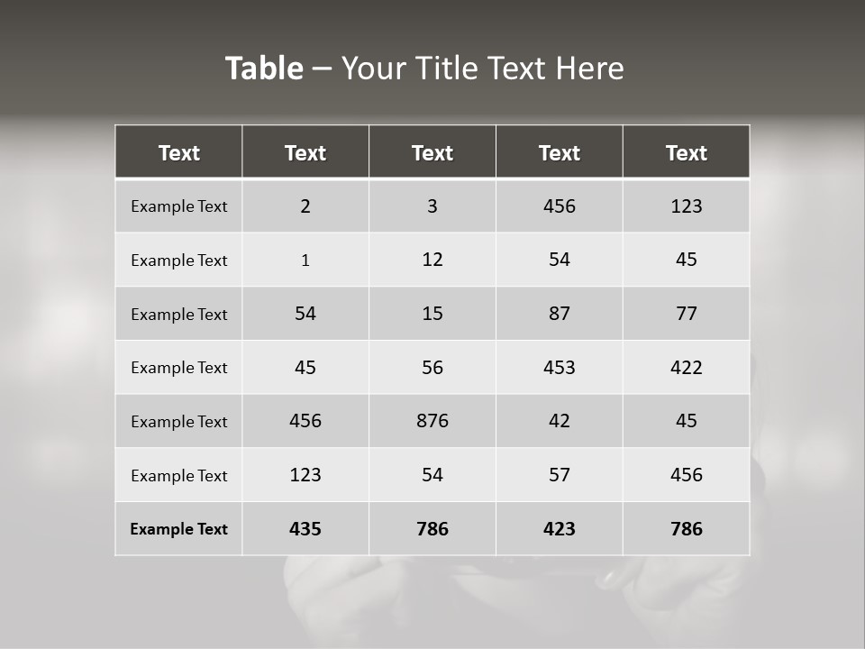 Portrait Lady Background PowerPoint Template