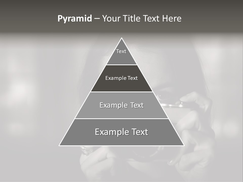 Portrait Lady Background PowerPoint Template