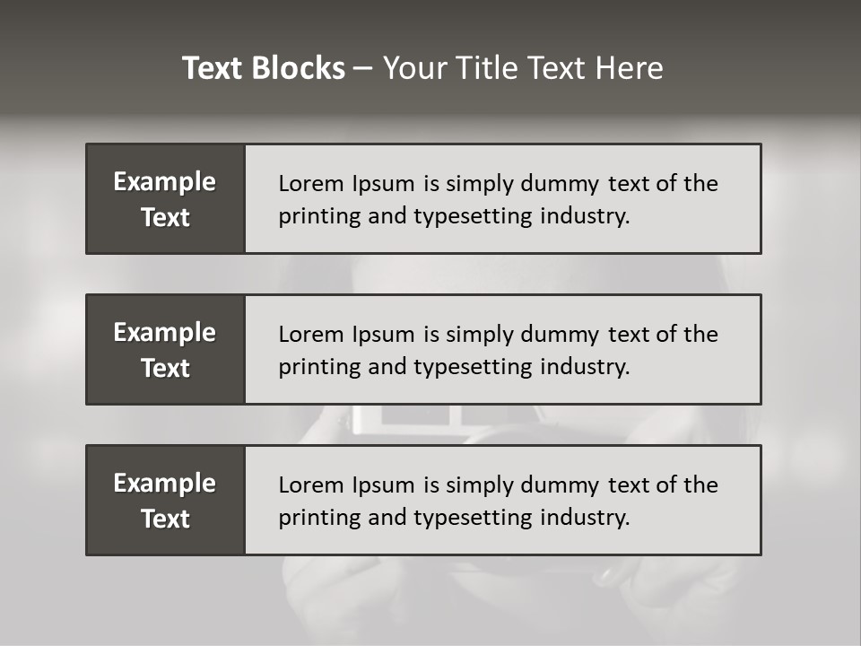 Portrait Lady Background PowerPoint Template