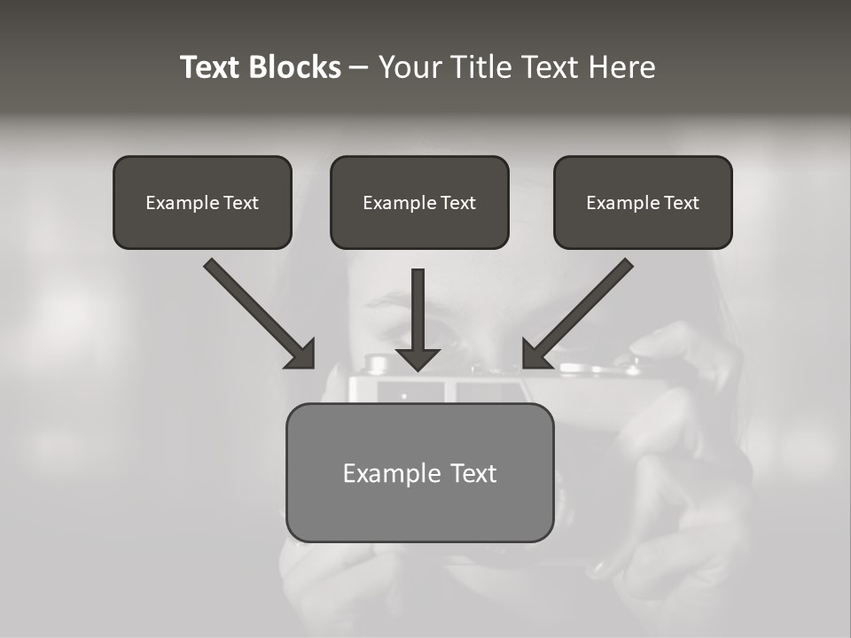 Portrait Lady Background PowerPoint Template