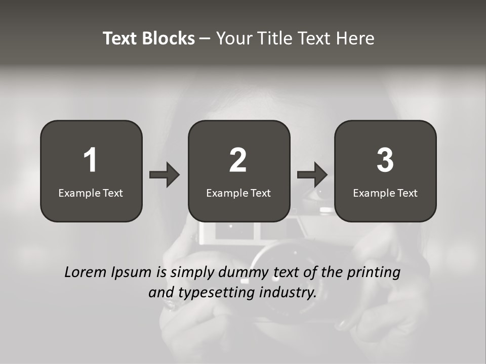 Portrait Lady Background PowerPoint Template