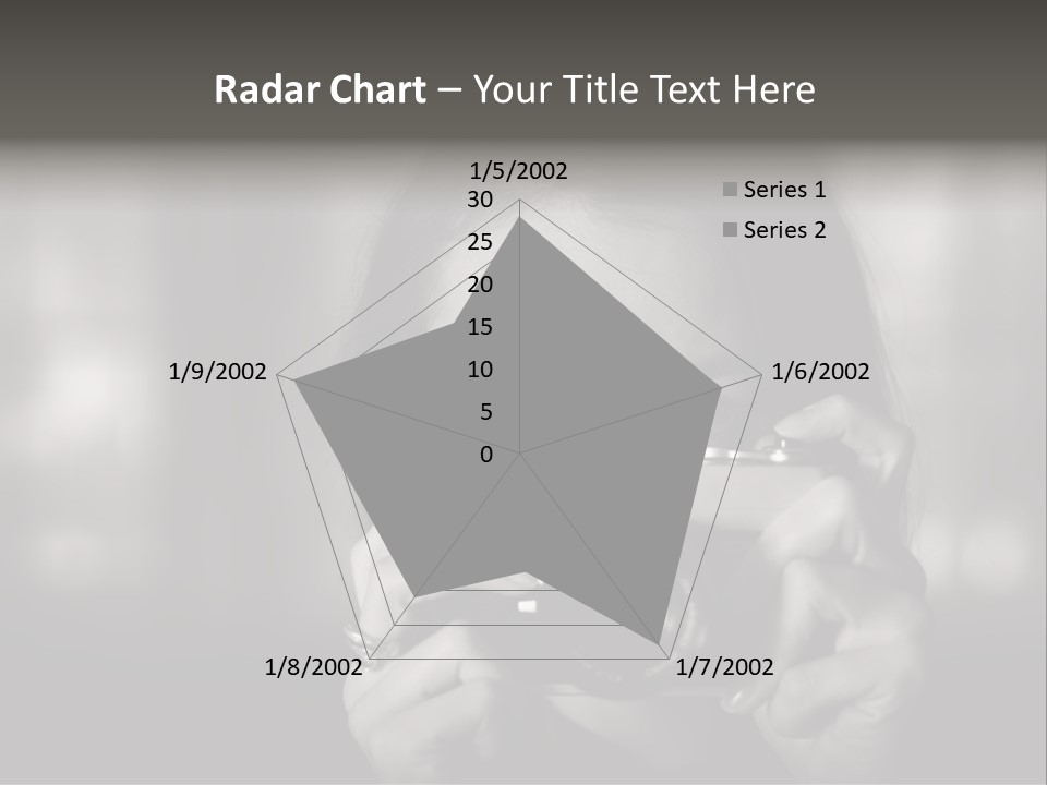 Portrait Lady Background PowerPoint Template