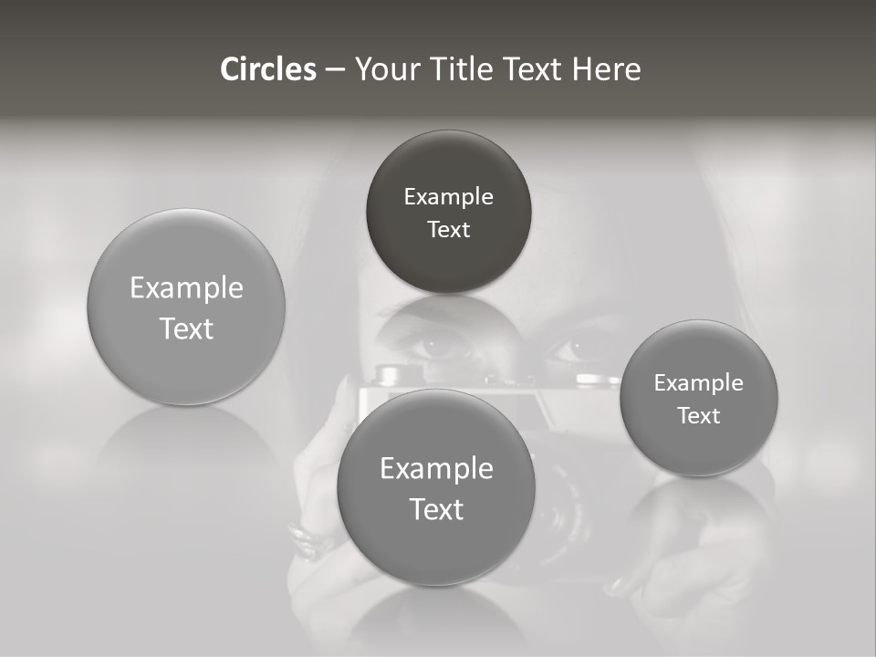 Portrait Lady Background PowerPoint Template