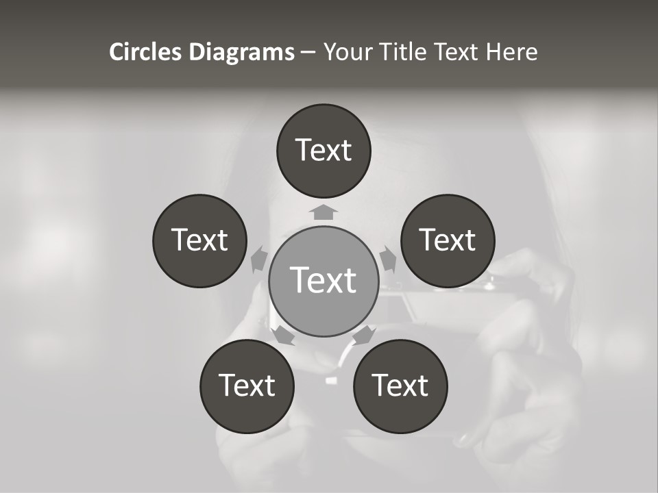 Portrait Lady Background PowerPoint Template