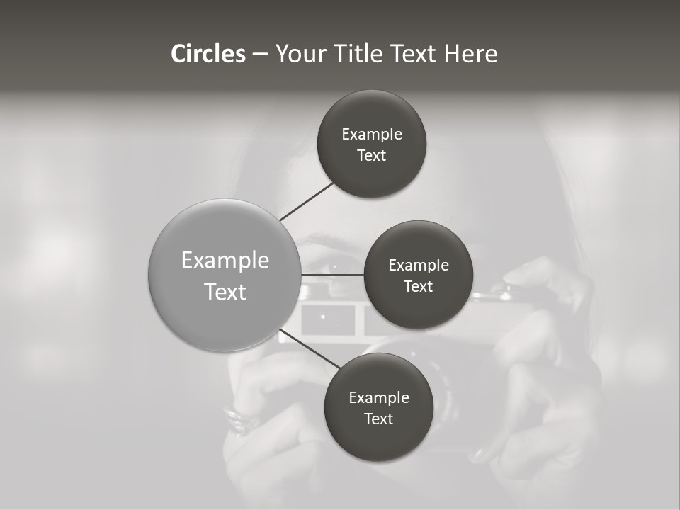 Portrait Lady Background PowerPoint Template