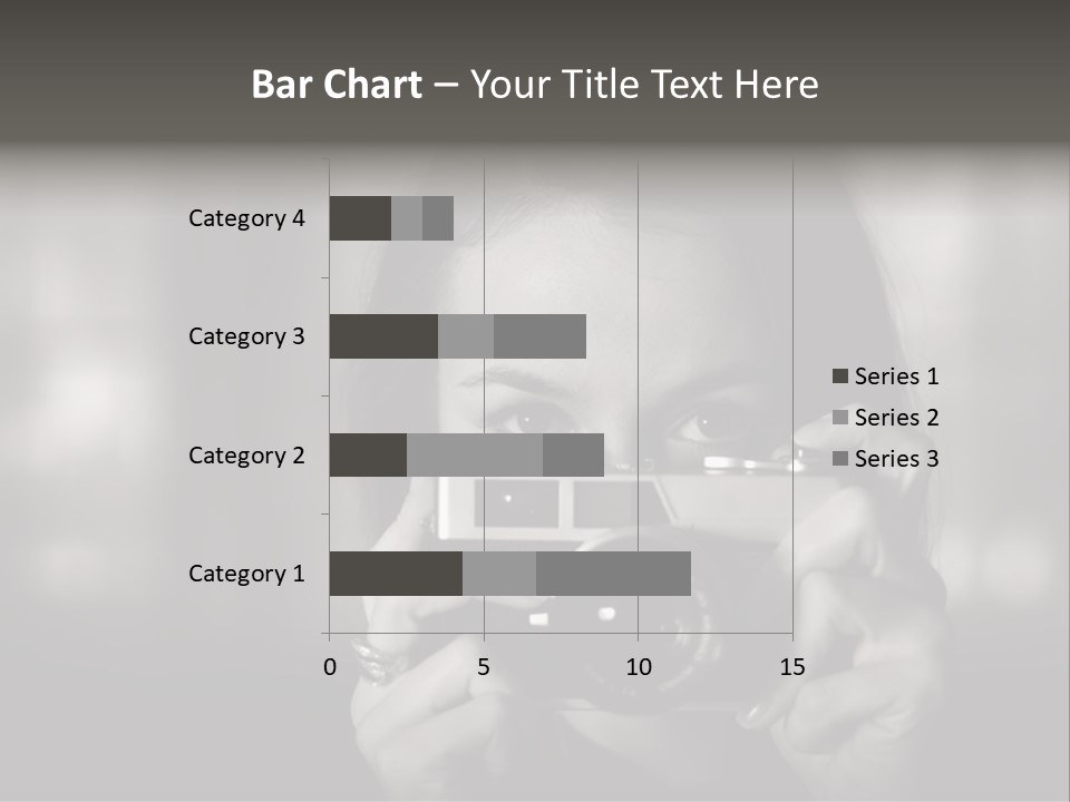 Portrait Lady Background PowerPoint Template