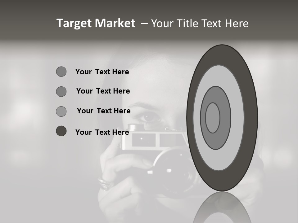 Portrait Lady Background PowerPoint Template