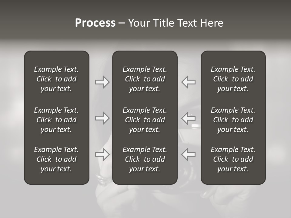 Portrait Lady Background PowerPoint Template