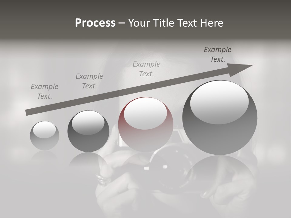 Portrait Lady Background PowerPoint Template